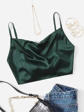 Dry Goods Emerald Crop Cami